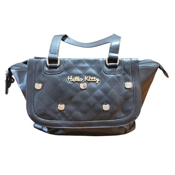 Loungefly Hello Kitty Black Quilted Purse - Picture 16 of 16